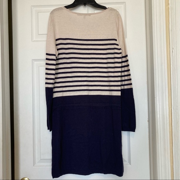 Comptoir des Cotonniers, Striped U-Neck Long Sleeves Dresses - Picture 6 of 7